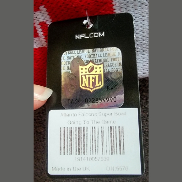 BNWT NFL Atlanta Falcons Football Superbowl LI Scarf - Picture 4 of 4